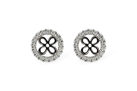 B242-22656: EARRING JACKETS .30 TW (FOR 1.50-2.00 CT TW STUDS)