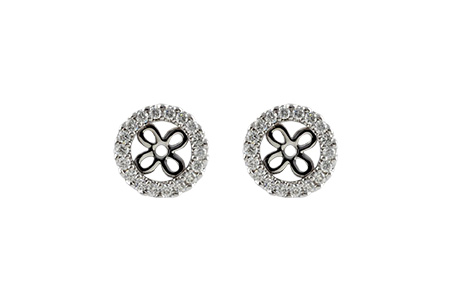 C242-22647: EARRING JACKETS .24 TW (FOR 0.75-1.00 CT TW STUDS)