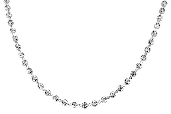 G329-46328: NECKLACE 3.40 TW (18")