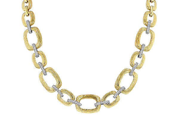 H061-28164: NECKLACE .48 TW (17 INCHES)