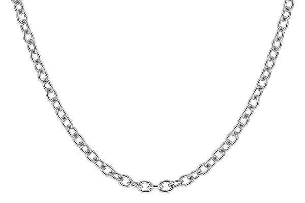 H328-61755: CABLE CHAIN (20IN, 1.3MM, 14KT, LOBSTER CLASP)