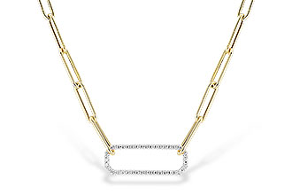 L328-55446: NECKLACE .50 TW (17 INCHES)