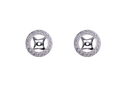 M238-60837: EARRING JACKET .32 TW (FOR 1.50-2.00 CT TW STUDS)