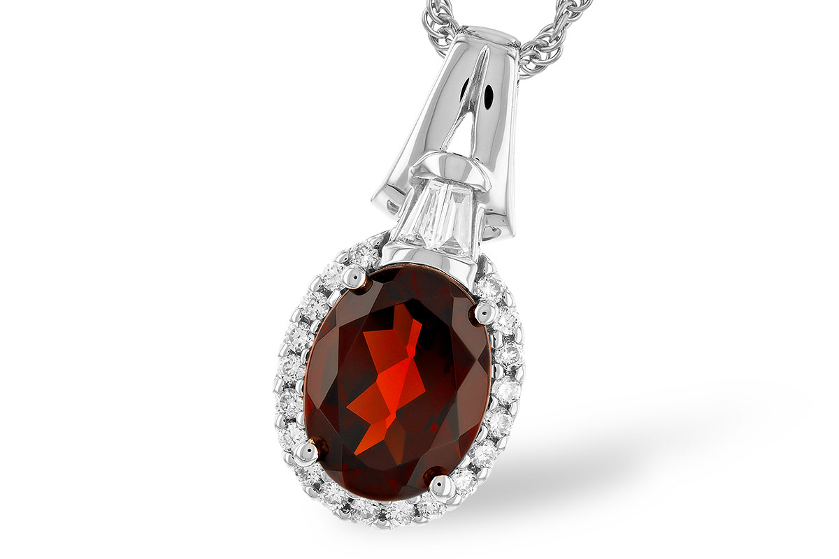 A328-61765: NECK 1.82 GARNET 2.02 TGW (9x7MM GAR)