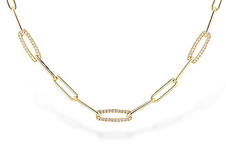 C328-55447: NECKLACE .75 TW (17 INCHES)