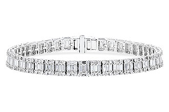 D328-57237: BRACELET 2.72 TW BAGUETTES 4.10 TW