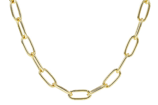 E328-60874: PAPERCLIP SM (18", 2.40MM, 14KT, LOBSTER CLASP)