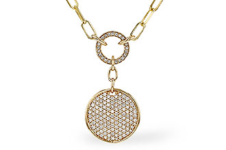 E329-48110: NECKLACE .92 TW (17")