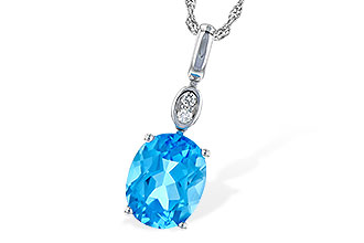 G244-99083: NECK 2.84 BLUE TOPAZ 2.87 TGW (10x8MM BT)