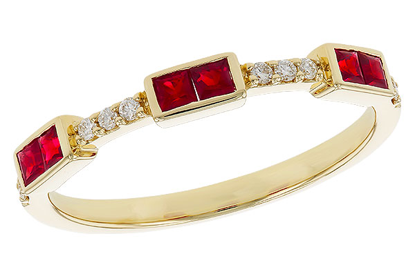G329-50819: LDS WED RG .34 RUBY .41 TGW