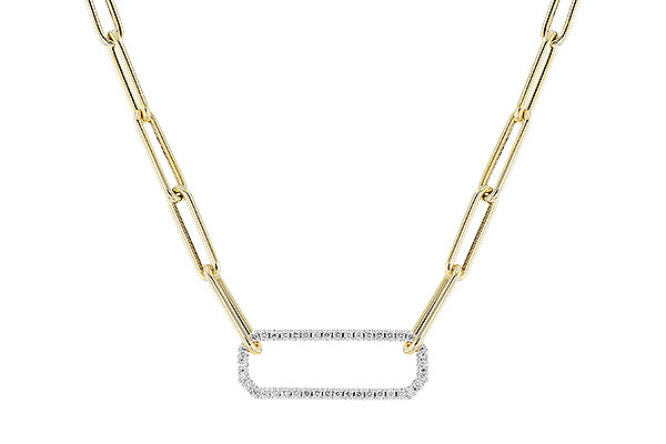 L328-55446: NECKLACE .50 TW (17 INCHES)