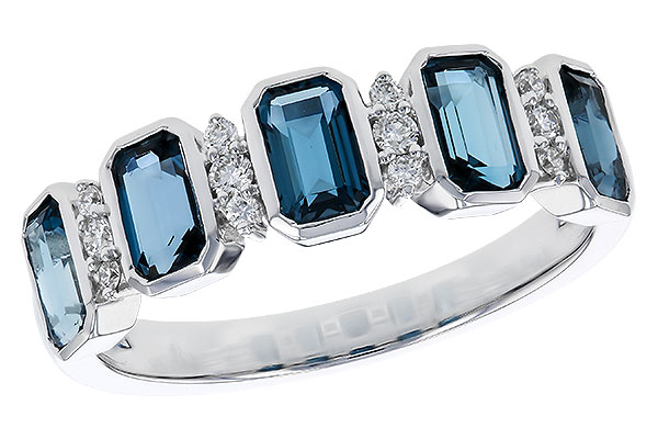 L329-49028: LDS RG 1.46 TW LONDON BLUE TOPAZ 1.58 TGW